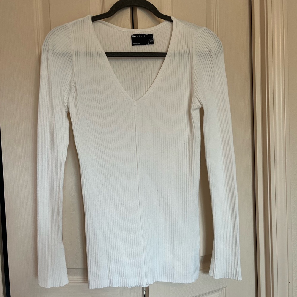 ASOS Maternity Cream Knit Sweater